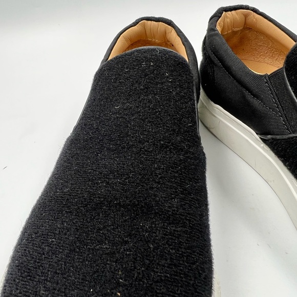 GREATS Womens Royal Cashmere Knit Black Sneakers Sz 7.5 Slip On - Picture 2 of 5